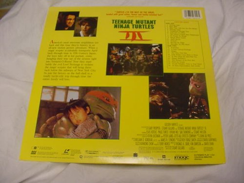 Amazon.com: Laserdisc Teenage Mutant Ninja Turtles III with Paige